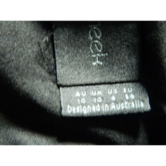 Blessed Are The Meek Blazer Dress Size 6 BLACK Double Breasted Sleeveless - Picture 14 of 16